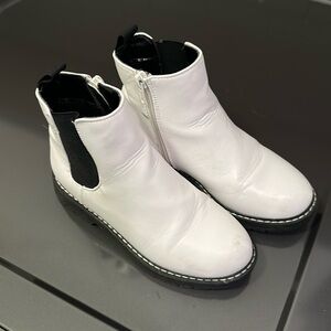 Madden Girl size 2 white boots